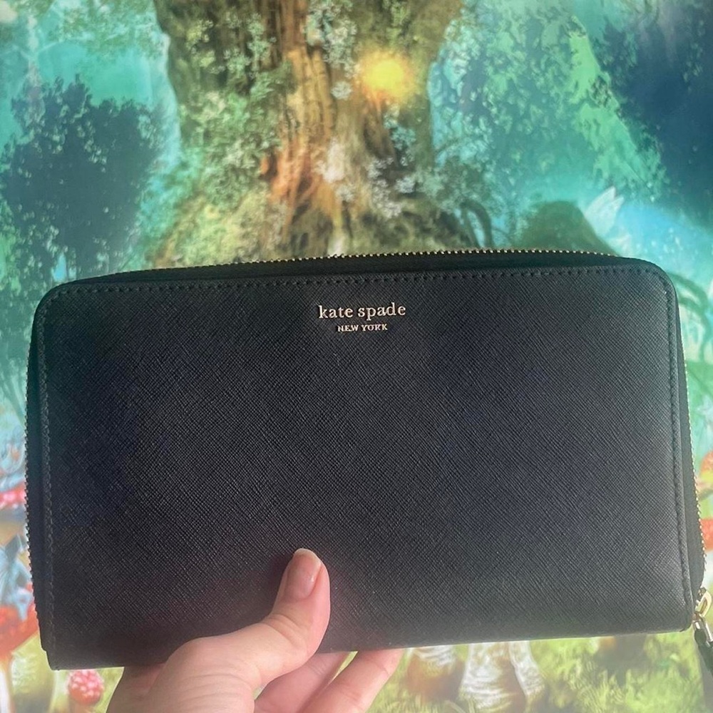 Black Kate Spade Wallet Purse - Picture 2 of 7